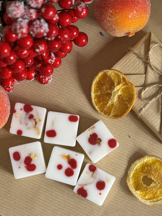 Festive Cranberry Wax melts.